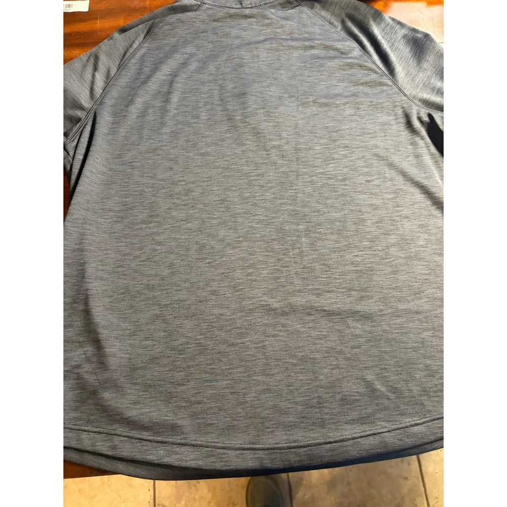 Greg Norman Play Dry Mens XL Quarter Zip Pullover Gray Heather Golf Shirt